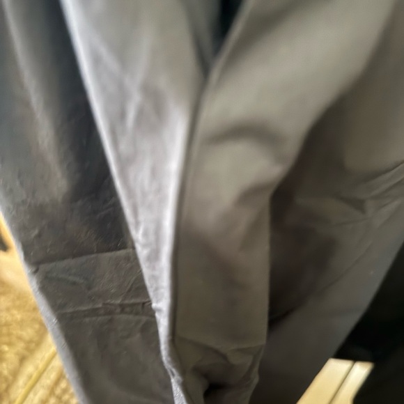 eiledn fisher sleeveless dress with soft gathing at waist and side pockets - Picture 3 of 6